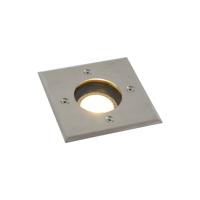 LED's Light RVS LED Grondspot inbouw vierkant - Voor oprit en tuin - IP67 waterdicht - Zilver - thumbnail