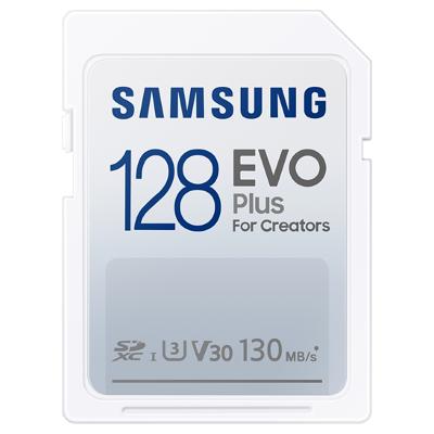 Samsung EVO Plus 128GB SDXC SD-Kaart Wit