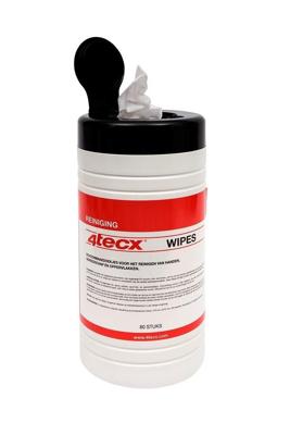 4tecx Reinigingsdoekjes 80 doekjes per bus