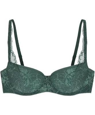 BH Amourette Charm T WHP01 - Smoky green - Kanten beugel bh - Balconette bh
