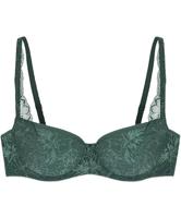 BH Amourette Charm T WHP01 - Smoky green - Kanten beugel bh - Balconette bh - thumbnail