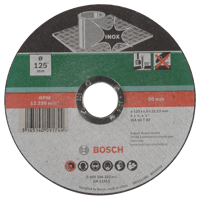 Bosch Accessories WA 60 T BF 2609256322 Doorslijpschijf recht 125 mm 1 stuk(s) RVS, Metaal - thumbnail
