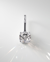 Lab grown diamant met hanger - thumbnail