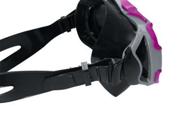 Bestway Volwassen Duikmasker Gehard Glas Kleur Assortiment Siliconen Band +14 Jaar Strand en Zwembad 22057