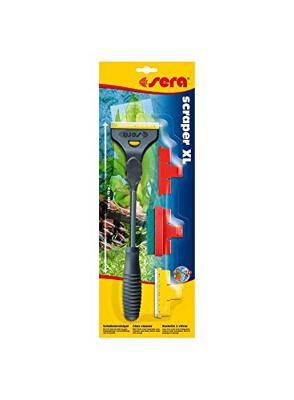 Sera Scraper XL Aquariumreiniger - Geschikt voor Glas & Acryl Ruiten, Incl. Werktuigen, 300mm