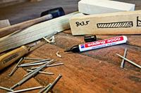 Edding Permanentmarker 4-3000-1-1003 Permanent marker Blauw Watervast: Ja - thumbnail