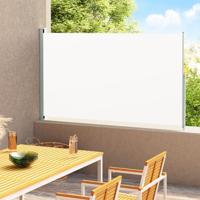 Tuinscherm uittrekbaar 180x300 cm crèmekleurig - thumbnail