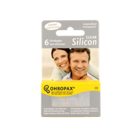 Ohropax Silicon clear 6 Stuks - thumbnail