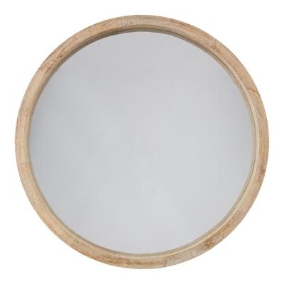 Wandspiegel Atmosphera Cirkelvormig Natuurlijk (Ø 50 cm)