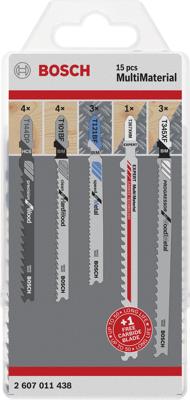 Bosch B2607011438 JSB, Multi Material-pack, 15-delig 15 onderdelen