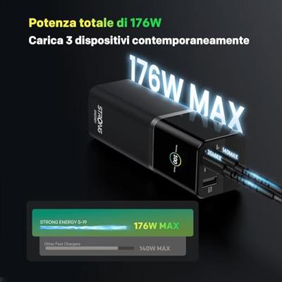 Powerbank STRONG S19 Grijs 12000 mAh Powerbank STRONG S19 Grijs 12000 mAh