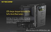 Nitecore UGP5 Dubbele lader voor GoPro Hero5/Hero6/Hero7 Accu + Indicator + USB - thumbnail