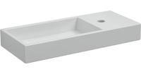 Clou Mini Wash Me fontein 56x24cm kraangat rechts Keramiek Wit CL/03.03236 - thumbnail