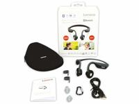 Cuffie Bluetooth a conduzione ossea LENCO HBC-200GY - Fino a 8 ore di durata della batteria - Impermeabili - Batteria ricaricabile integrata - thumbnail