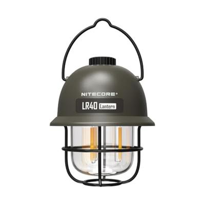 NiteCore NC-LR40-OLIV LR40 Campinglantaarn LED 100 lm werkt op een accu 222 g Olijf