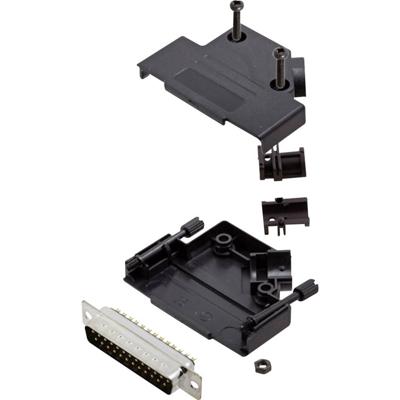 encitech D45PK-P-25-DBP-K 6355-0034-03 D-sub male connectorset 45 ° Aantal polen: 25 Soldeerkelk 1 set(s)