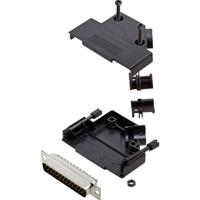 encitech D45PK-P-25-DBP-K 6355-0034-03 D-sub male connectorset 45 ° Aantal polen: 25 Soldeerkelk 1 set(s) - thumbnail