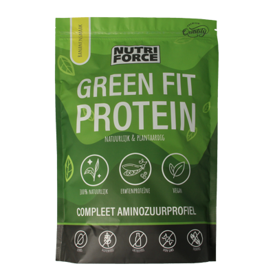 Nutriforce Green fit protein banaan 700 Gram