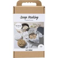 Creativ Company Hobbyset zeep maken, bloemen, beige, dark beige, ivory beige, 1 doos - thumbnail