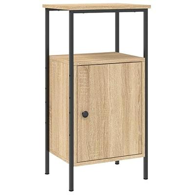 Nachtkastjes 2 st 41x31x80 cm sonoma eikenkleurig