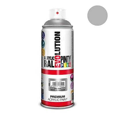 Sprayverf Pintyplus Evolution RAL 9006 400 ml White Aluminium
