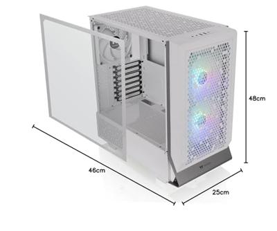 Thermaltake Ceres 300 TG Midi Tower Wit - thumbnail