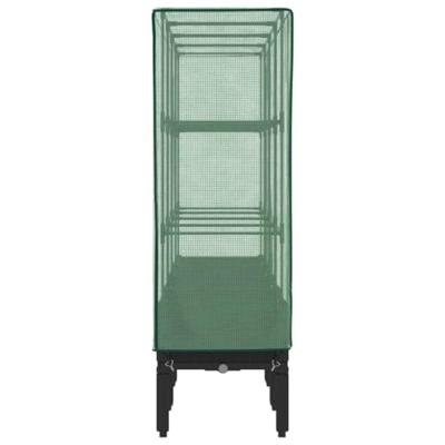 VidaXL Plantenbak verhoogd met kashoes 160x40x140 cm rattanlook
