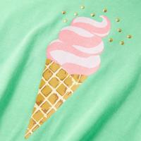 Kindershirt 128 lichtgroen - thumbnail