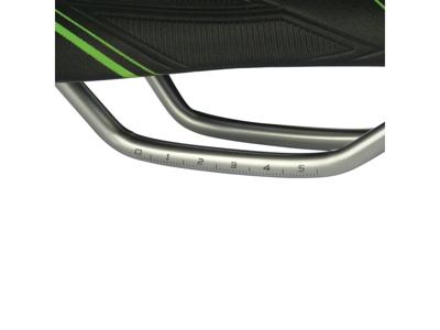 Dresco zadel racefiets microfiber zwart/grijs