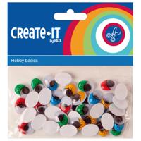 Create It Create-it knutselset bewegende ogen 75stuks - thumbnail