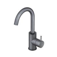 Wastafelmengkraan Hotbath Cobber 1-hendel Gebogen 27.8 cm Verouderd IJzer - thumbnail