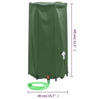 Watertank met kraan opvouwbaar 100 L PVC - thumbnail