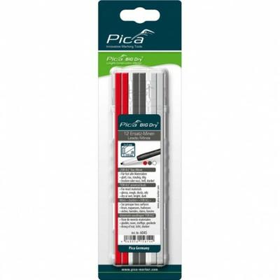 Pica 6045 BIG Dry Vulling | Rood, grafiet, wit | Blister - PI6045SB