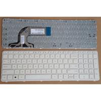 Notebook keyboard for HP Pavilion 15-N 15-E with frame white - thumbnail