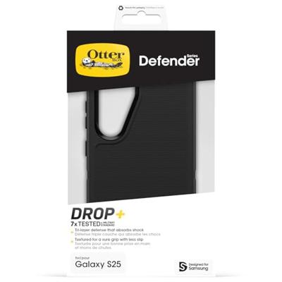 Otterbox Defender Series Backcover Samsung Galaxy S25 Zwart Stootbestendig