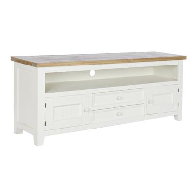 Tv-meubel DKD Home Decor Beige Natuurlijk Paulownia hout 134,5 x 35 x 55 cm