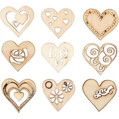 Creativ Company Hout decoratie, love, afm 28 mm, 45 stuk/ 1 doos