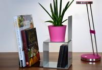 Boekensteun maul staal 14x12x14cm magnetisch zwart - thumbnail