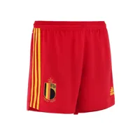 België Broekje Thuis Junior 2022-2023 - Maat 140 - Kleur: RoodGeel | Soccerfanshop - thumbnail