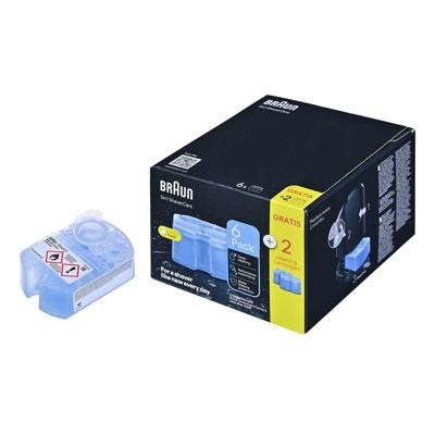 Scheerapparaatreinigingscartridge 8-pak CCR6+2 BRAUN