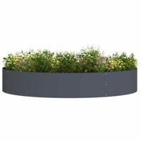 VidaXL Plantenring 5 pcs antraciet 120 x 120 x 20 cm koudgewalst staal - thumbnail