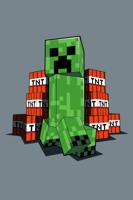 Minecraft Fleece Plaid TNT - 100 x 150 cm - thumbnail