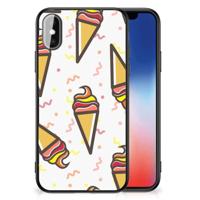 iPhone X | Xs Back Cover Hoesje Icecream - thumbnail