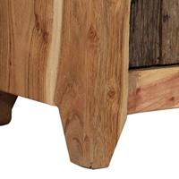 Dressoir 55x33x75 cm massief acaciahout en gerecycled hout - thumbnail