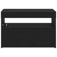 TV-kast 2 pcs Zwart 60 x 35 x 40 cm Bewerkt hout - thumbnail