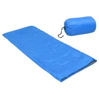 vidaXL Kinderslaapzak envelop lichtgewicht 15 ℃ 670 g blauw - thumbnail