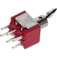 C & K Switches 7201L40D9CQE Toggle Switch 7000 Series Tuimelschakelaar 1 stuk(s) - thumbnail