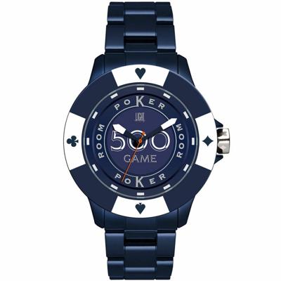 Horloge Uniseks Light Time POKER (Ø 41 mm) Horloge Uniseks Light Time POKER (Ø 41 mm)