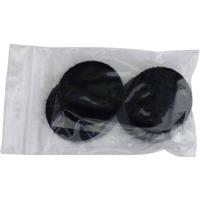 TRU COMPONENTS 684-330-Bag Klittenband punten Om vast te plakken Haak- en lusdeel (Ø) 47 mm Zwart 4 paar - thumbnail