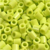 NABBI Strijkkralen, afm 5x5 mm, gatgrootte 2,5 mm, medium, lime green (32241), 1100 stuk/ 1 doos - thumbnail